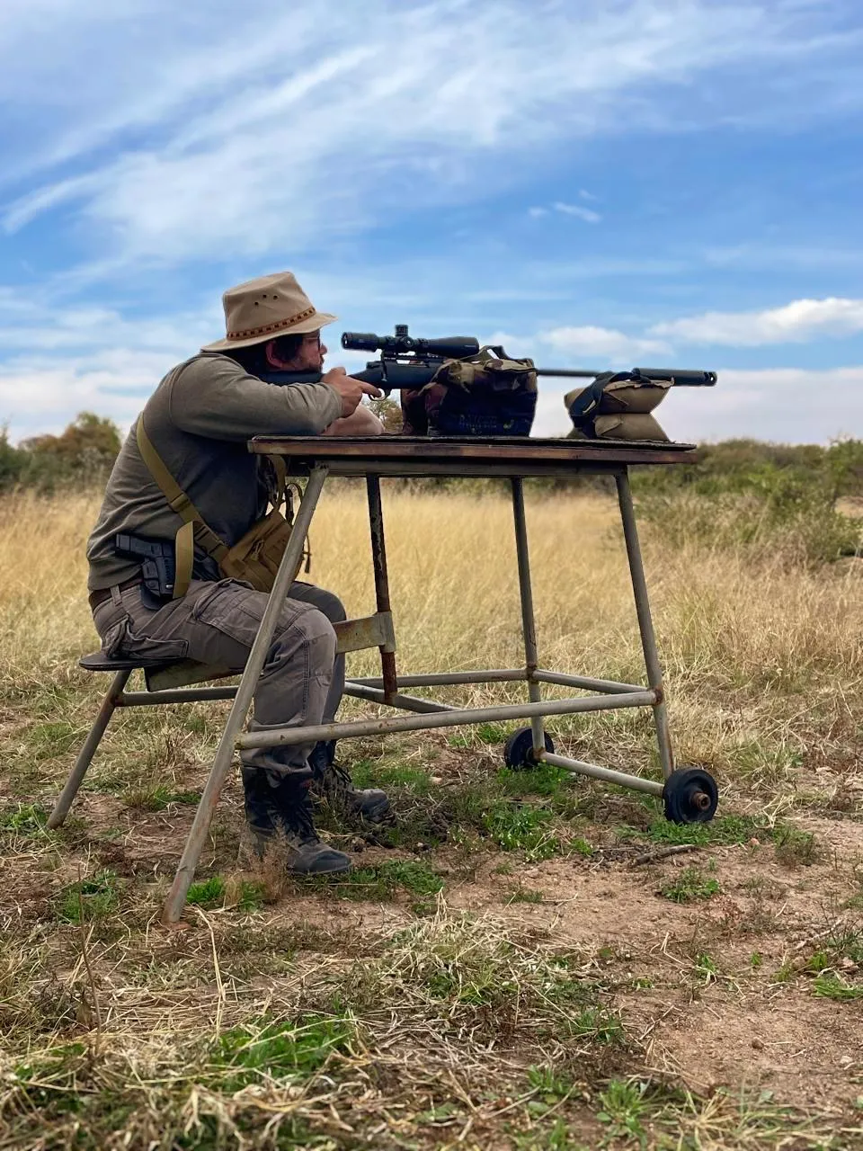 Sighting in a rifle