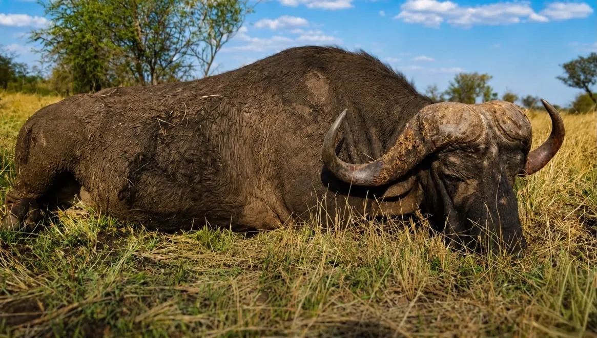 Cape buffalo hunt